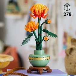 LEGO Icons 10368 Le Chrysantheme - Set de Décoration Florale a Construire - P...