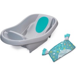 INGENUITY Baignoire bébé évolutive, grand confort, extra-large avec transat b...