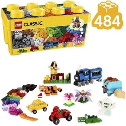 LEGO Classic 10696 La boîte de briques créatives, Rangement facile des jouets...