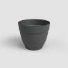 ARTEVASI Pot de fleurs CAPRI CAMPANA - Résistant au gel - Anthracite - 30 x 3...