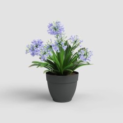 ARTEVASI Pot de fleurs CAPRI CAMPANA - Résistant au gel - Anthracite - 30 x 3...