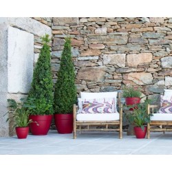 ARTEVASI Pot de fleurs CAPRI CAMPANA - Résistant au gel - Anthracite - 30 x 3...