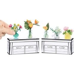 MGA Miniverse - Botanicals - Jeu Créatif - Mini plantes - Loisirs
