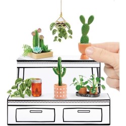 MGA Miniverse - Botanicals - Jeu Créatif - Mini plantes - Loisirs