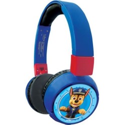 PAT' PATROUILLE - Casque 2 en 1 Bluetooth - Filaire confortable et pliable po...