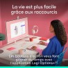 Souris - Sans fil - Logitech - Pop Mouse - Rose