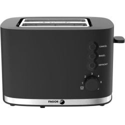 Grill Pain - FAGOR - FG250 - 4 fonctions : Bagel, Réchauffage, Annulation, Dé...
