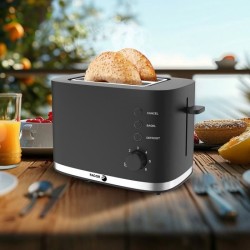 Grill Pain - FAGOR - FG250 - 4 fonctions : Bagel, Réchauffage, Annulation, Dé...