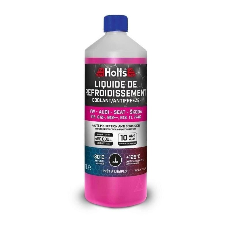 Liquide de Refroidissement - HOLTS - HAFR0005B - Dédié VW-AUDI-SEAT-SKODA G12...