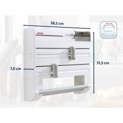 Dérouleur mural Leifheit Parat Plus ComfortLine 25723, porte-rouleau mural av...