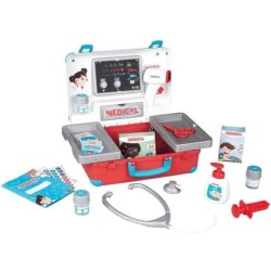 Smoby - Malette médicale  - Nombreux accessoires de médecin - Dés 3 ans - Fab...