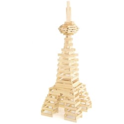 Jeu de construction en bois - JEUJURA - TECAP 3XL - 200 planchettes - Mixte -...