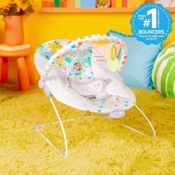BRIGHT STARS Transat pour bébé - Safari - Arche avec jouets d'éveil amovible ...