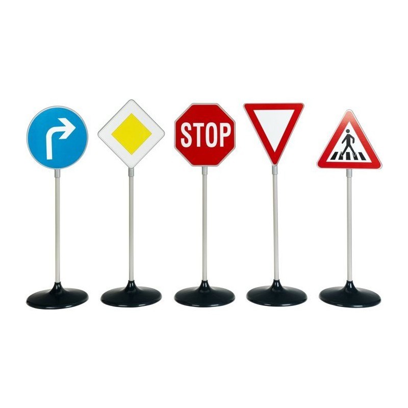 Set de 5 panneaux de signalisation routiere pour enfant - KLEIN - 2980