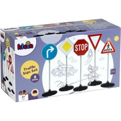 Set de 5 panneaux de signalisation routiere pour enfant - KLEIN - 2980
