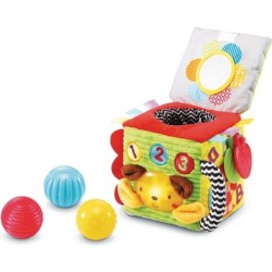 Jouet d'éveil sensoriel VTECH BABY - Cube interactif tout doux en