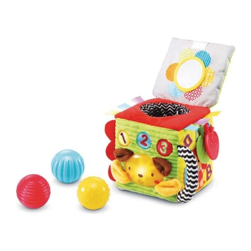 Jouet d'éveil sensoriel VTECH BABY - Cube interactif tout doux en