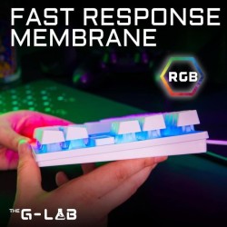 Clavier Gamer - The G-Lab - KEYZ CAESIUM TKL - RGB - Filaire - 100% Personnal...
