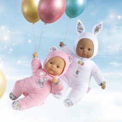 Mon Doudou COROLLE - Pti' Coeur Ours Rose - 30 cm - petit poupon -