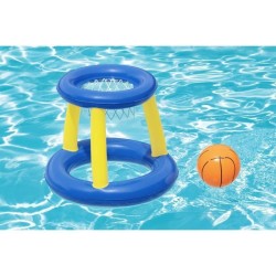 Jeu de piscine Panier de Basket flottant - BESTWAY - 52418 - Ballon,