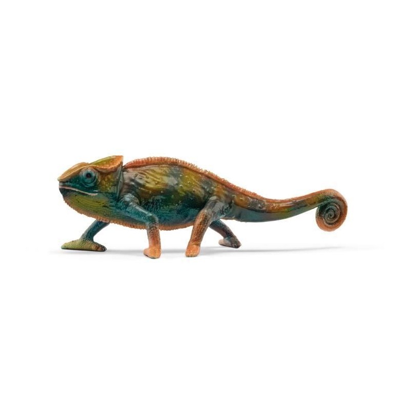 Figurine Caméléon, Figurine qui change de couleur avec la chaleur,