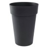 Vase haut Rond Ø 46 cm - EDA - Toscane - 67 L - Ø 46 x H. 65 cm - Gris Anthra...