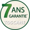 Vase haut Rond Ø 46 cm - EDA - Toscane - 67 L - Ø 46 x H. 65 cm - Taupe