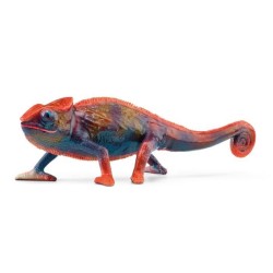 Figurine Caméléon, Figurine qui change de couleur avec la chaleur,