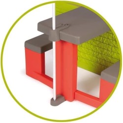 Smoby - Parasol pour tables pique-nique - 80 x 90 cm - Rouge