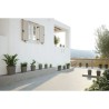 ARTEVASI Pot de fleurs rond CAPRI LARGE - Plastique - Réservoir d'eau - diame...