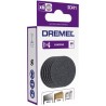 Disques de Ponçage DREMEL S411 EZ SpeedClic - Lot de 6 (Grain 60, Ø 30mm)
