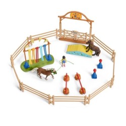 Coffret d'entraînement agilité équestre avec Cheval, Ensemble de 41