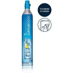 Recharge Gaz SODASTREAM - Systeme original a viser - Jusqu'a 60L d'eau gazéifier