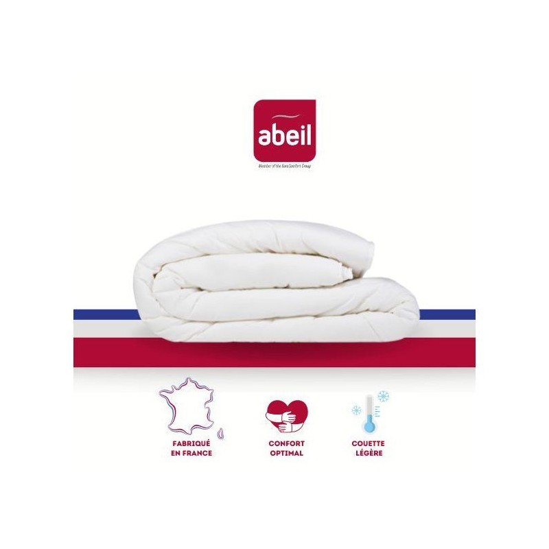 ABEIL Couette légere NUAGE de DOUCEUR 220x240 cm blanc