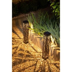 Decoration Balise solaire GALIX G4465 - 20 lumens - A visser ou a planter - H...