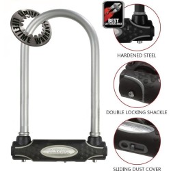 Antivol Vélo U a Clé - MASTER LOCK - 8195EURDPROCOL - Corps en Acier Cémenté ...