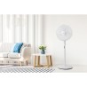 OCEANIC Ventilateur de pied - 45 W - Ø 44 cm - 3 vitesses - Oscillant - Incli...