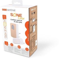 Scs sentinel - CSF0104 - Carillon SONE Cosy - Bois - Sans fil sans pile - 150...