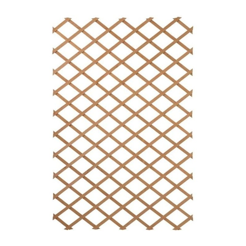 Nature Treillis de jardin 100 x 300 cm Bois Marron 419779