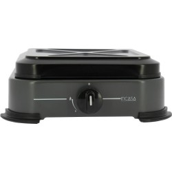 Réchaud a gaz d'extérieur 1 feu - INCASA - 016464 - 2,2 kW - Noir - Camping