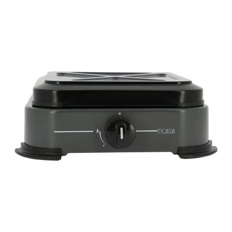 Réchaud a gaz d'extérieur 1 feu - INCASA - 016464 - 2,2 kW - Noir - Camping