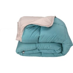 HUDSON - Couette Légere Microfibre - 200gr/m2 - Galet & Lac- 240 x 260 cm