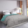 HUDSON - Couette Légere Microfibre - 200gr/m2 - Galet & Lac- 240 x 260 cm