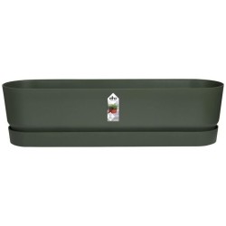 ELHO Jardiniere ovale GREENVILLE - Ø49 x 19,8 x 18,4 cm - Plastique recyclé -...