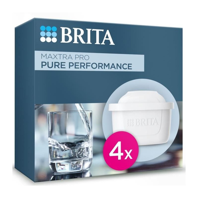 Cartouche BRITA - MAXTRA PRO Pure Performance All-In-1 - Pack de 4 - Jusqu'a ...