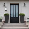 Pot de fleurs haut Carré 39 cm - EDA - Toscane - 62 L - 39 x 39 x H. 65 cm - ...