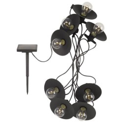 Guirlande solaire Vivo 365 20L - SMART SOLAR - 8 ampoules LED blanc chaud - T...