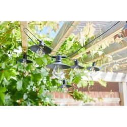 Guirlande solaire Vivo 365 20L - SMART SOLAR - 8 ampoules LED blanc chaud - T...