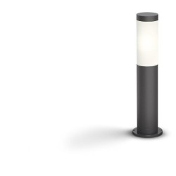 Lampadaire extérieur sur poteau - UTRECHT - Poteau anthracite - 1x20