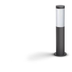 Lampadaire extérieur sur poteau - UTRECHT - Poteau anthracite - 1x20